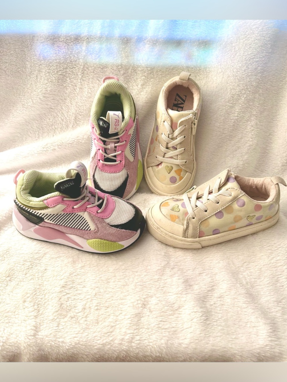 Puma Sneakers RS-X and Zara Canvas| Toddler Athletics Set 7C (EUR23)
